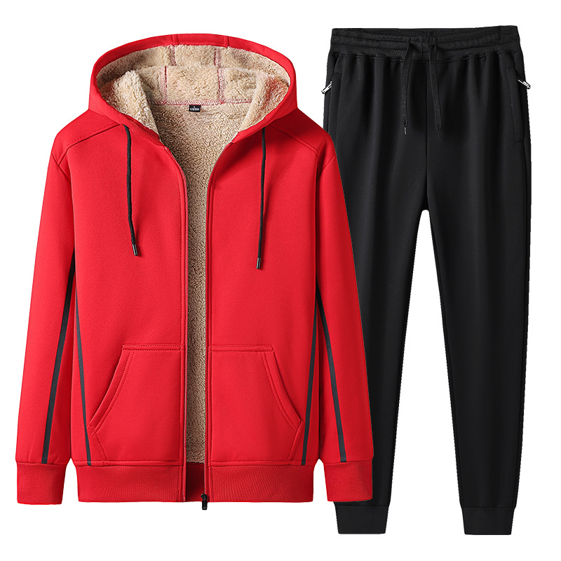 Matching Set — Lined Zip Hoodie & Pants — additional view