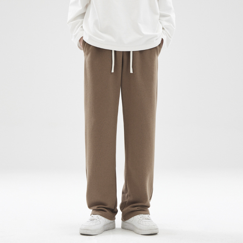 Sweatpants — Draped Straight-Leg Drawstring Pants — additional view