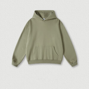 Hoodie — Earth-Tone Cotton-Blend Pullover — main view
