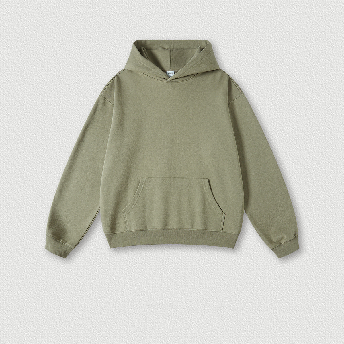 Earth-tone pullover hoodie