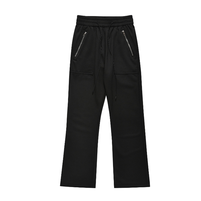 Joggers — Zip-Pocket Drawstring Pants — additional view