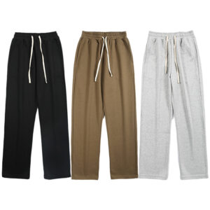 Sweatpants — Draped Straight-Leg Drawstring Pants — main view