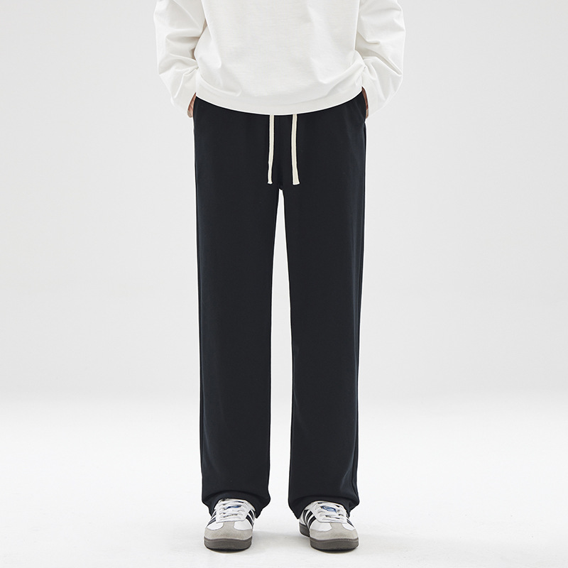 Sweatpants — Draped Straight-Leg Drawstring Pants — additional view