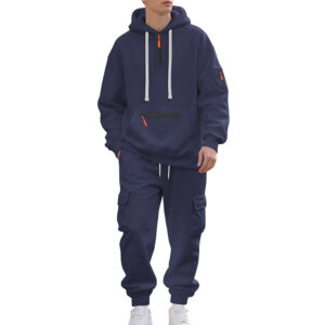 Matching Set — Hooded Cargo-Pocket Two-Piece — main view