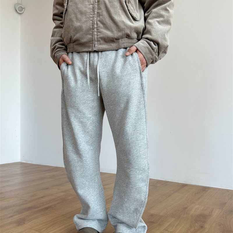 Sweatpants — Structured Wide-Leg Cotton Pants — main view