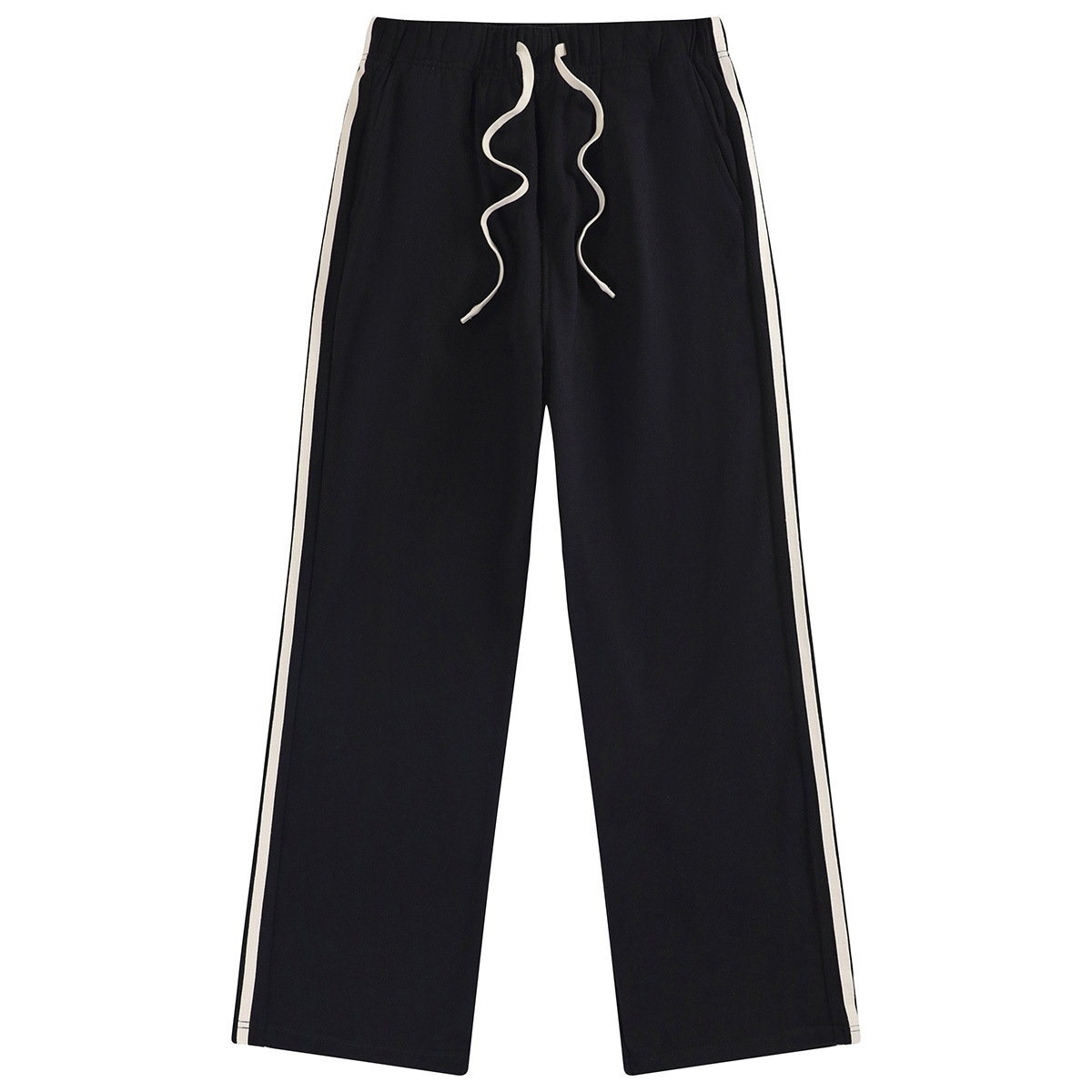 Track Pants — Cotton Terry Side-Stripe Pants — additional view